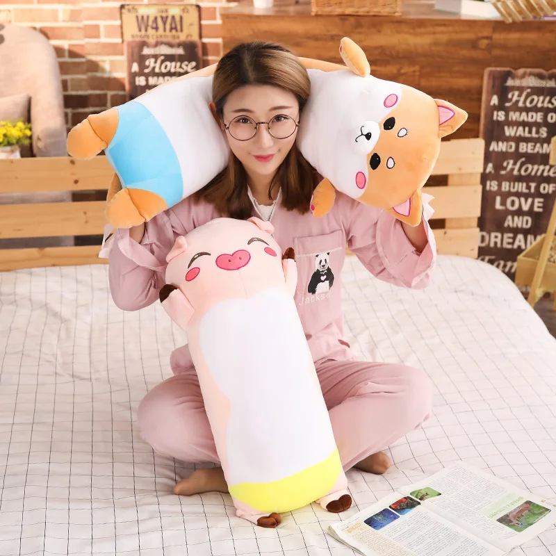 64 см 85 YESFEIER новые игрушки плюшевая подушка Шиба ину собака плюшевые свинка чучела