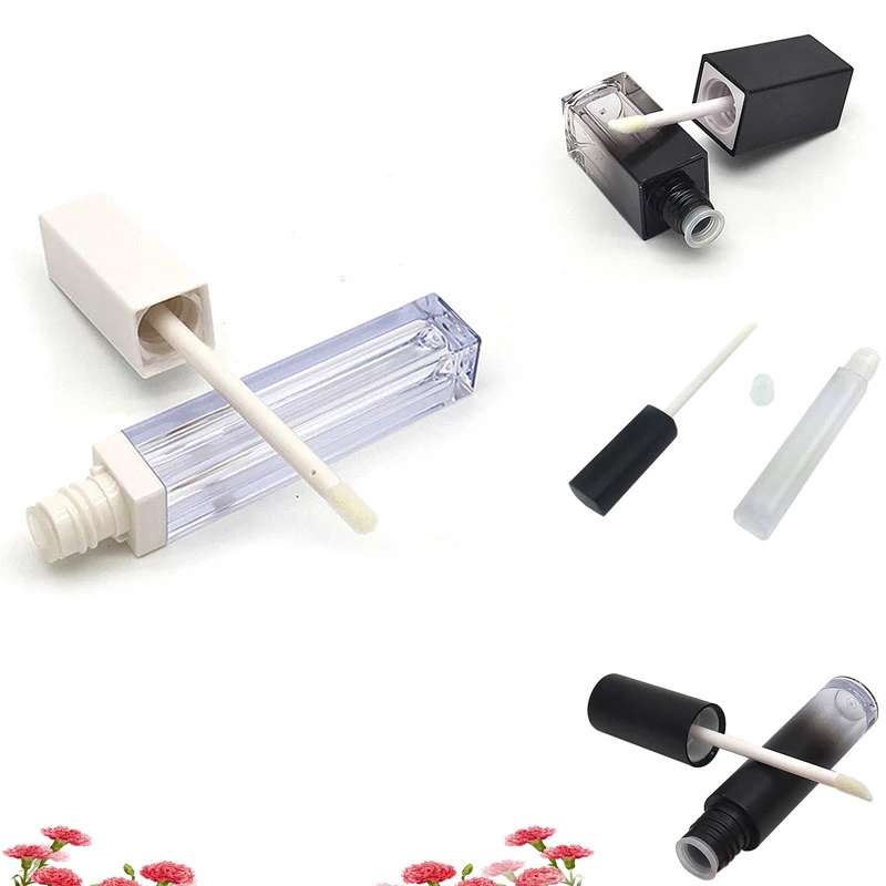 1 шт. 3/4/5ML ABS коробка блеск для губ Пустые контейнеры прозрачные бальзам подводка