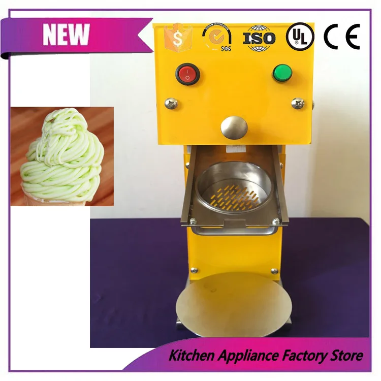 

110/220V hard ice cream machine noodle ice cream machine italian spaghetti Ice cream machine