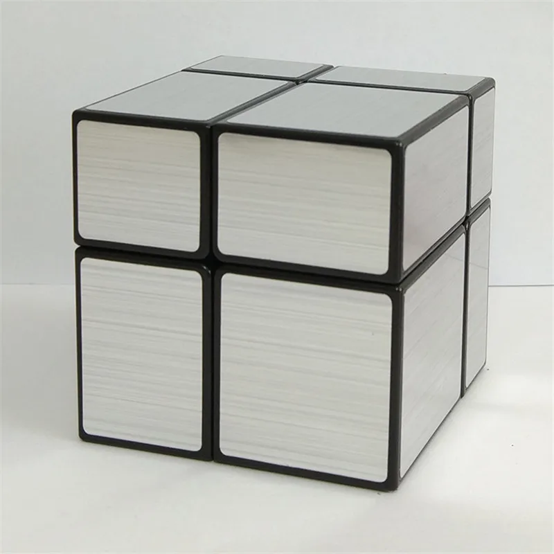 ShengShou 2X2 зеркальный куб с глянцевым покрытием головоломка Twisty Maigic куб обучающий игрушки Cubo Magico Рождественский подарок золото
