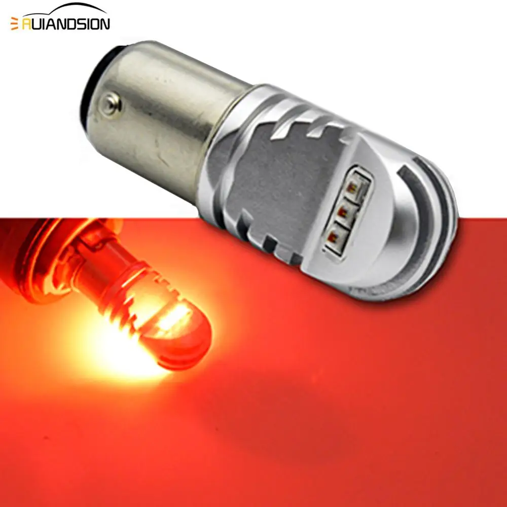 2x30 Вт S25 P21/5 1157 BAY15D 6SMD CR'EE светодиодный автомобильный тормоз светильник чудесный