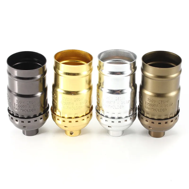 E27 ретро алюминиевая молния винтажный светильник розетка подвесной классический