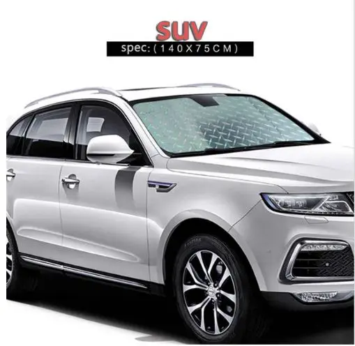 SUV Солнцезащитный козырек для окна автомобиля, Выдвижная складная шторка для лобового стекла, защита от солнца, защита от УФ-излучения для внедорожников, автомобилей - Цвет: SUV