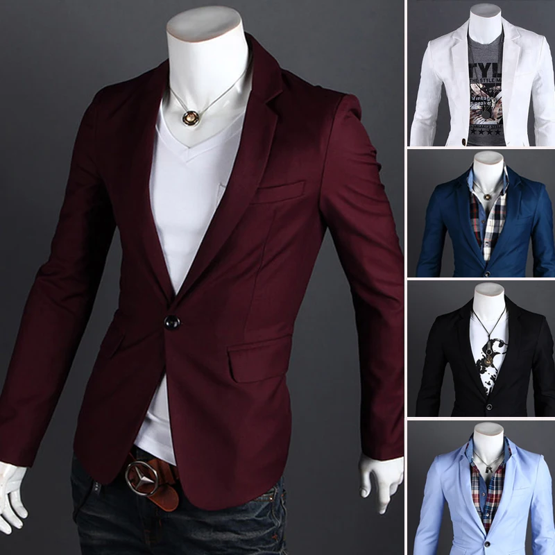 2015 весна новые яркие цвета костюм и модно стройная фигура мужские открытое