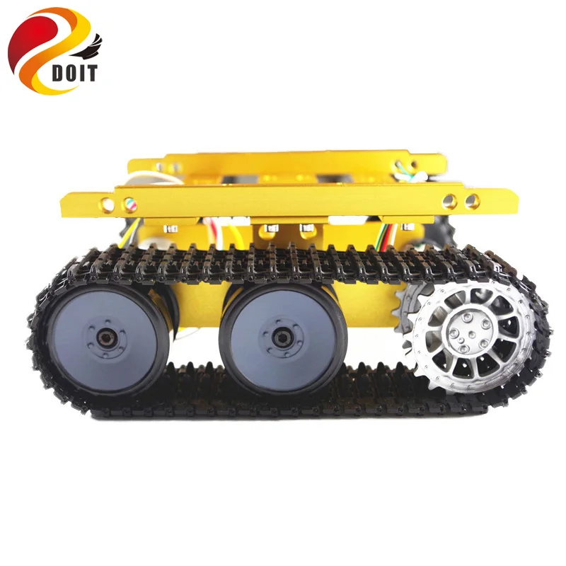 Robot Tank Car Chassis TP100 Caterpillar Clawler DIY Toy Robot Remote Control Smart Chain Platform Tracked Vehicle enlarge