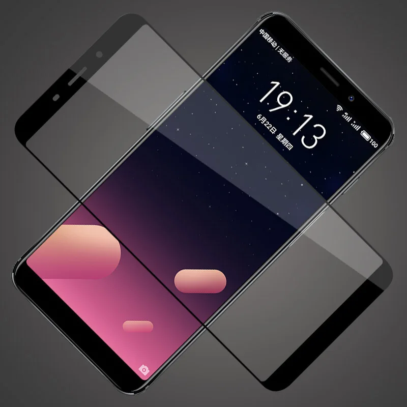Защитное стекло для экрана Meizu M6 закаленное Полное покрытие защитное M6S Note/Meizu 15