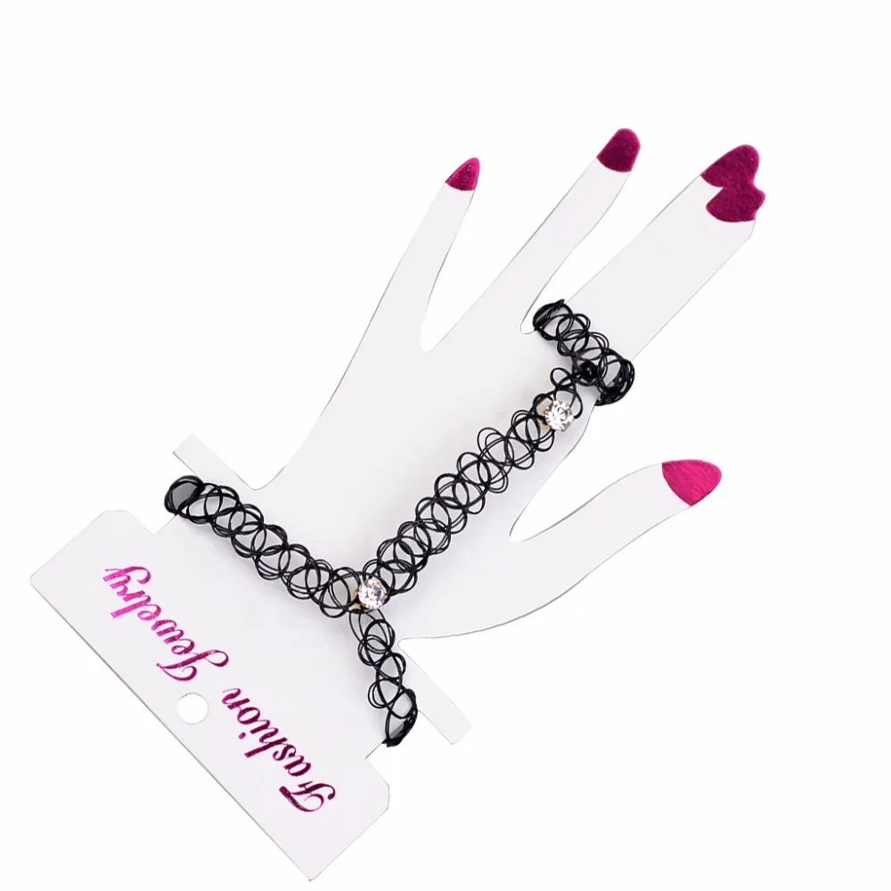 Женщина горный хрусталь рыба линия татуировки браслет ювелирные изделия |