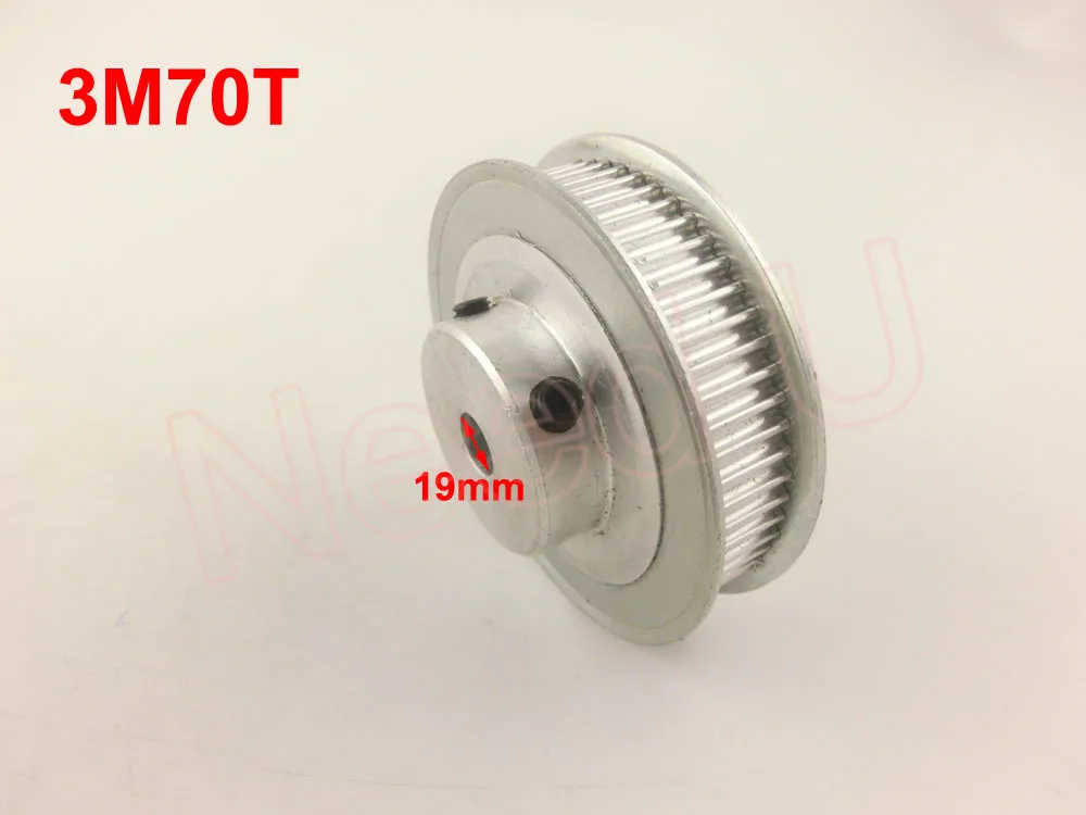 10 мм Ширина Ленты 19 Родила 70 Зуб Зубчатый Ремень Ролик Серебряный Тон |