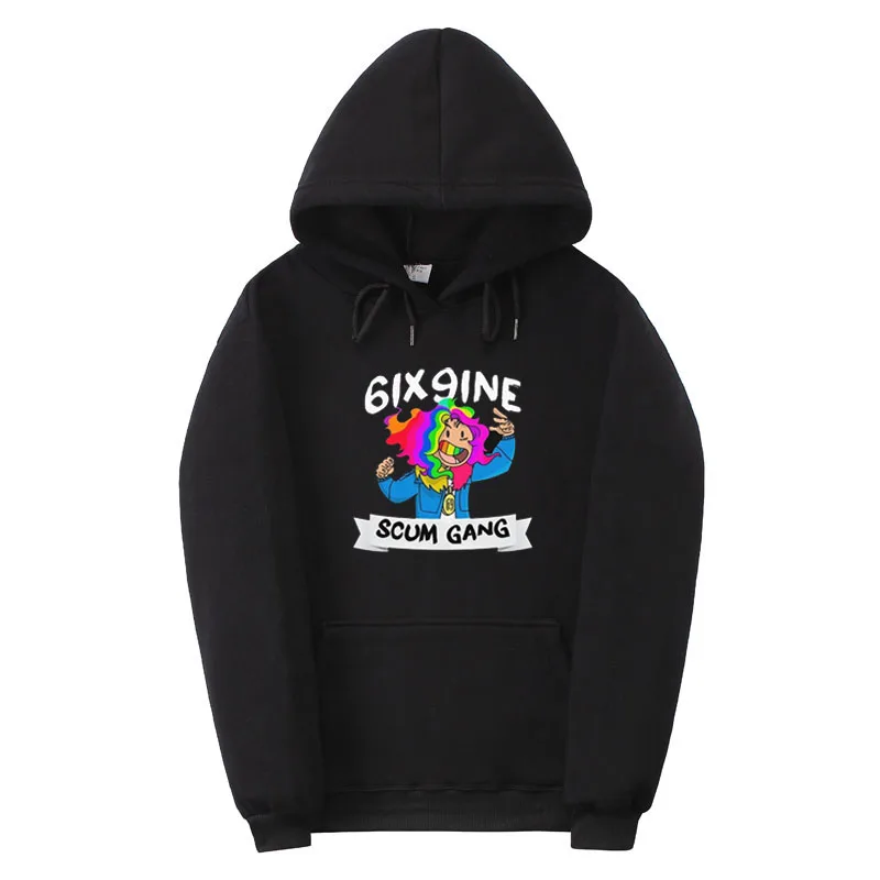 6ix9ine Толстовка Мужская/Женская Повседневная осенне-зимняя уличная и свитшоты