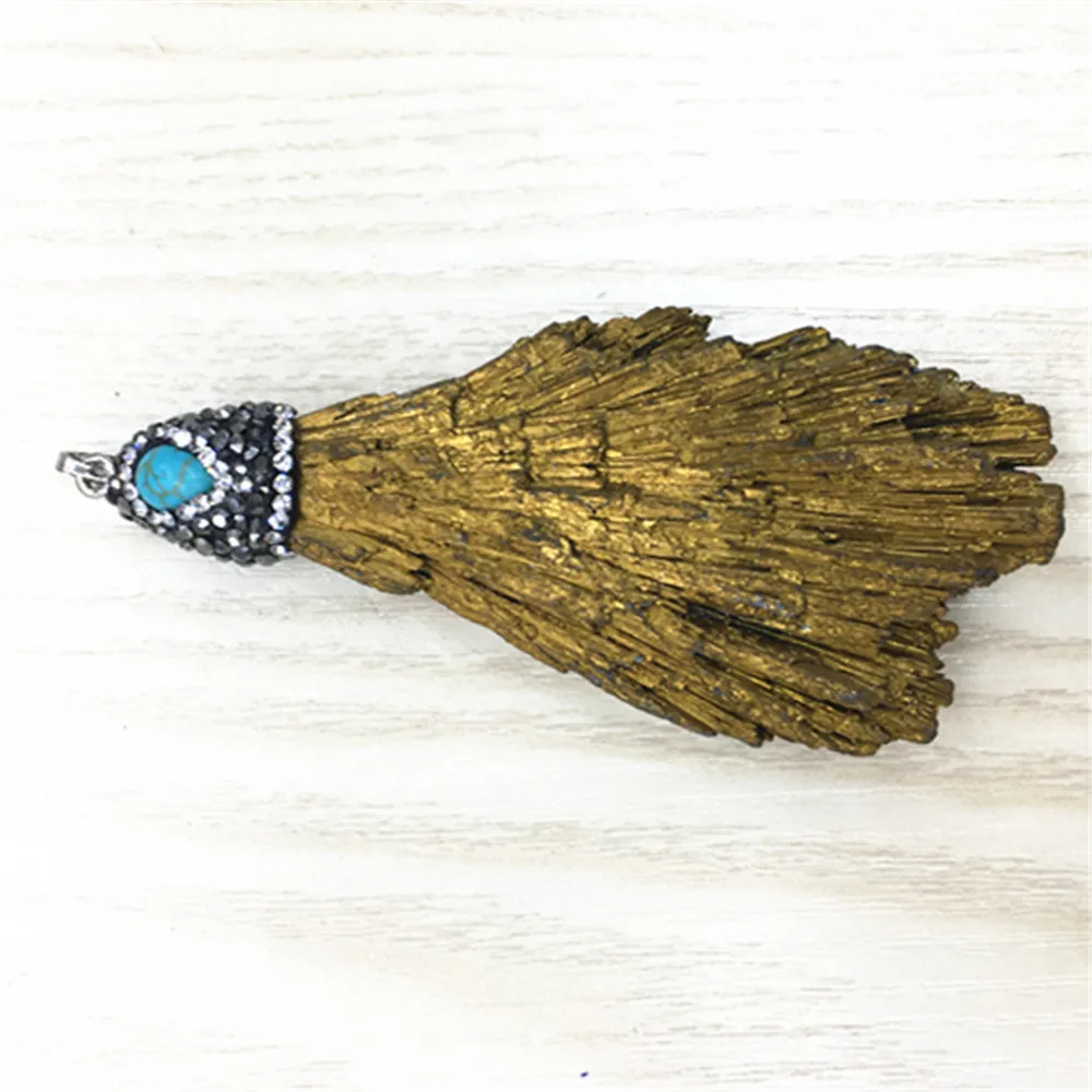 Газель разных цветов 5 шт. друза необработанный Титан радужного цвета