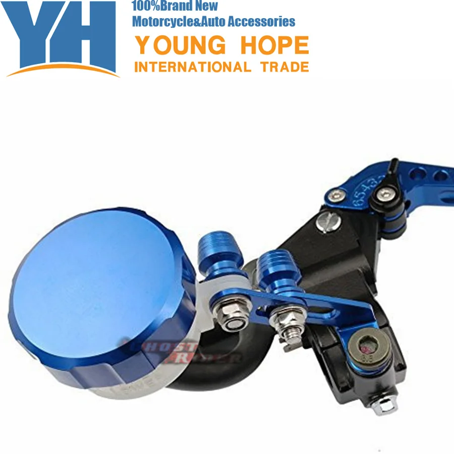 Быстрая доставка Универсальный мотоцикл синий Главный цилиндр тормозной муфты