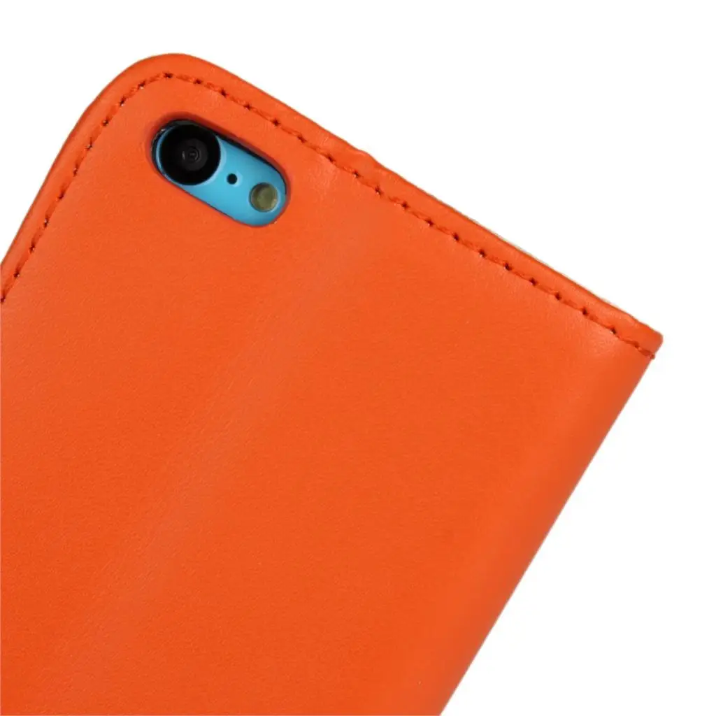 Флип-чехол для iPhone 5C Премиум из искусственной кожи чехол для телефона для iPhone 5C с отделениями для карт и отделением для денег GG