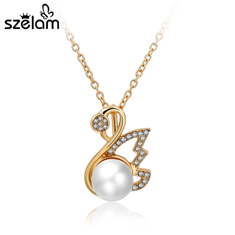 Подвеска Szelam из 2019 золота с австрийскими кристаллами ожерелье на цепочке