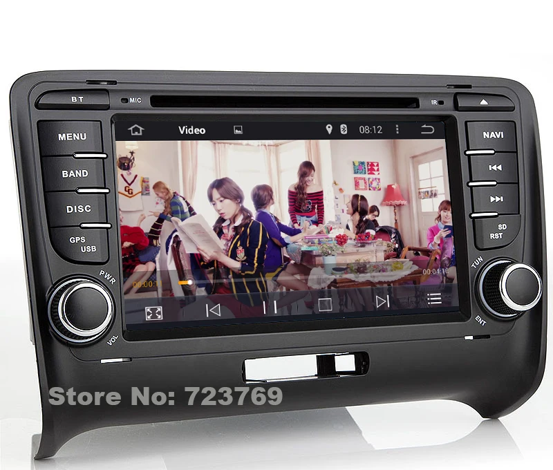 Автомобильная навигационная система 4G RAM Android 8 0 GPS DVD плеер Радио Аудио Видео