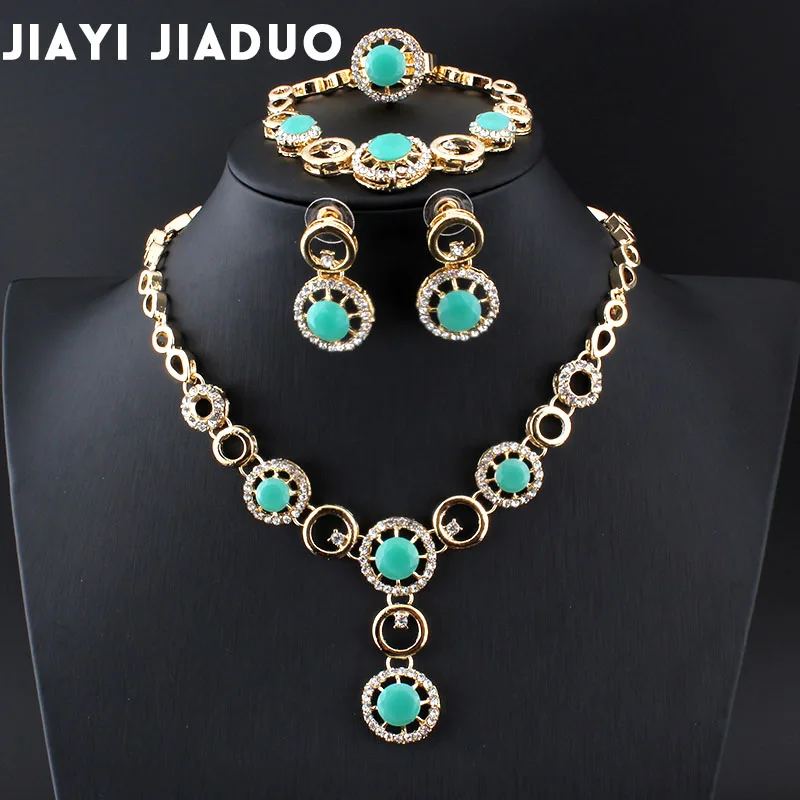 Ювелирный Комплект из колье и серёг с австрийским кристаллом|necklace earrings bracelet|earrings
