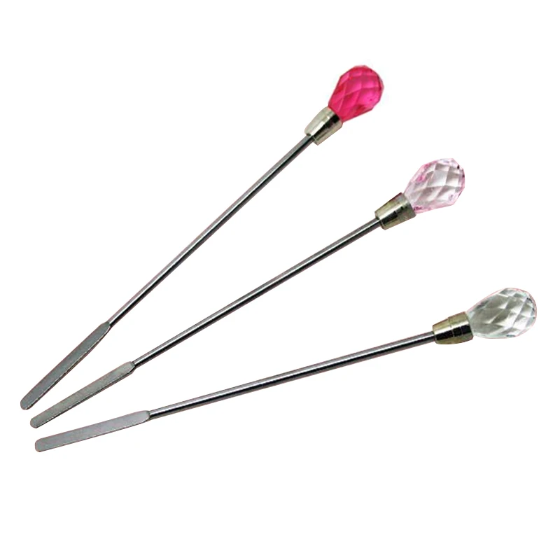 Набор из 3 предметов для нейл-арта инструменты перемешивания нержавеющая сталь