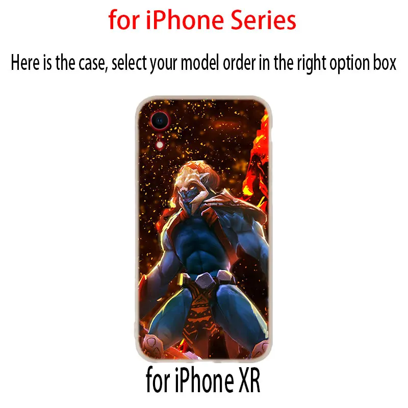 Shadow Fiend Dota 2 мягкий чехол для iPhone 12 11 Pro X XS Max XR 8 7 6 Plus 5s SE 2020 S 1 мини Чехол|Бамперы| |