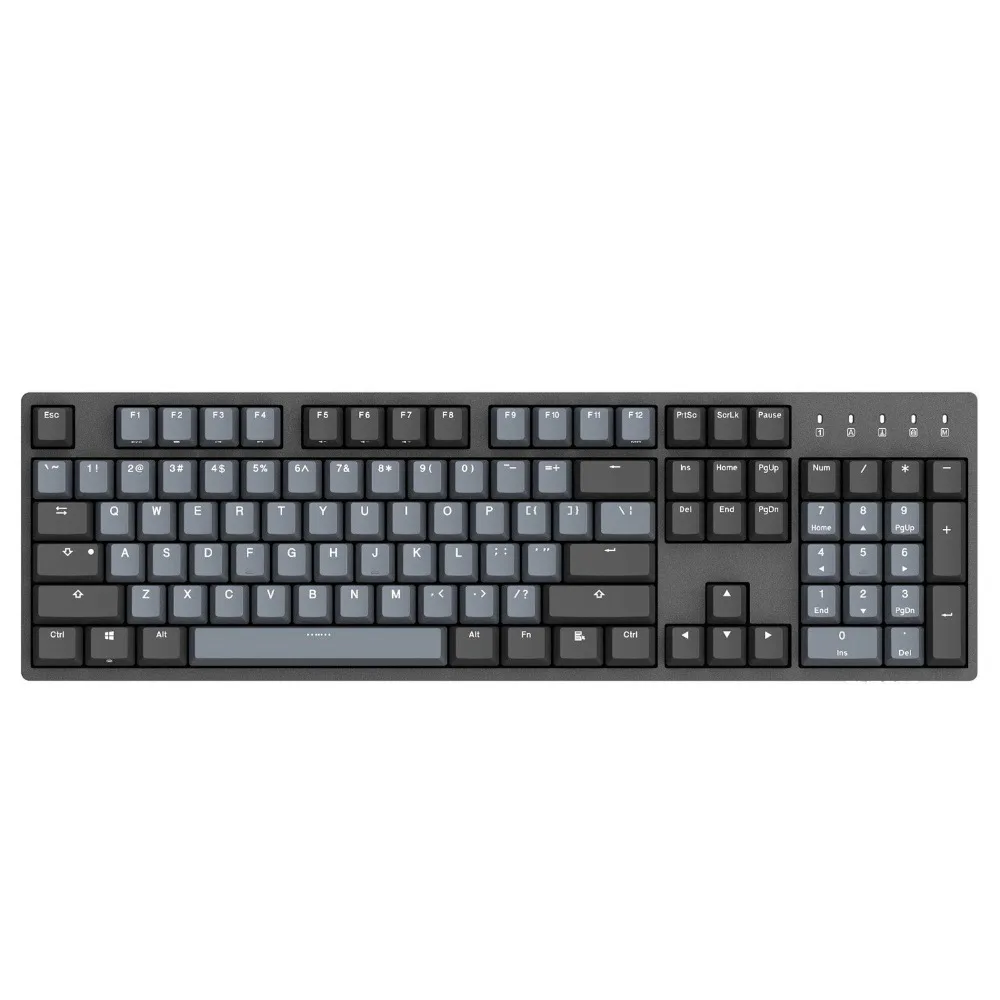 Механическая клавиатура DURGOD с 104 клавишами [Cherry Switch] PBT проводная двумя колпачками
