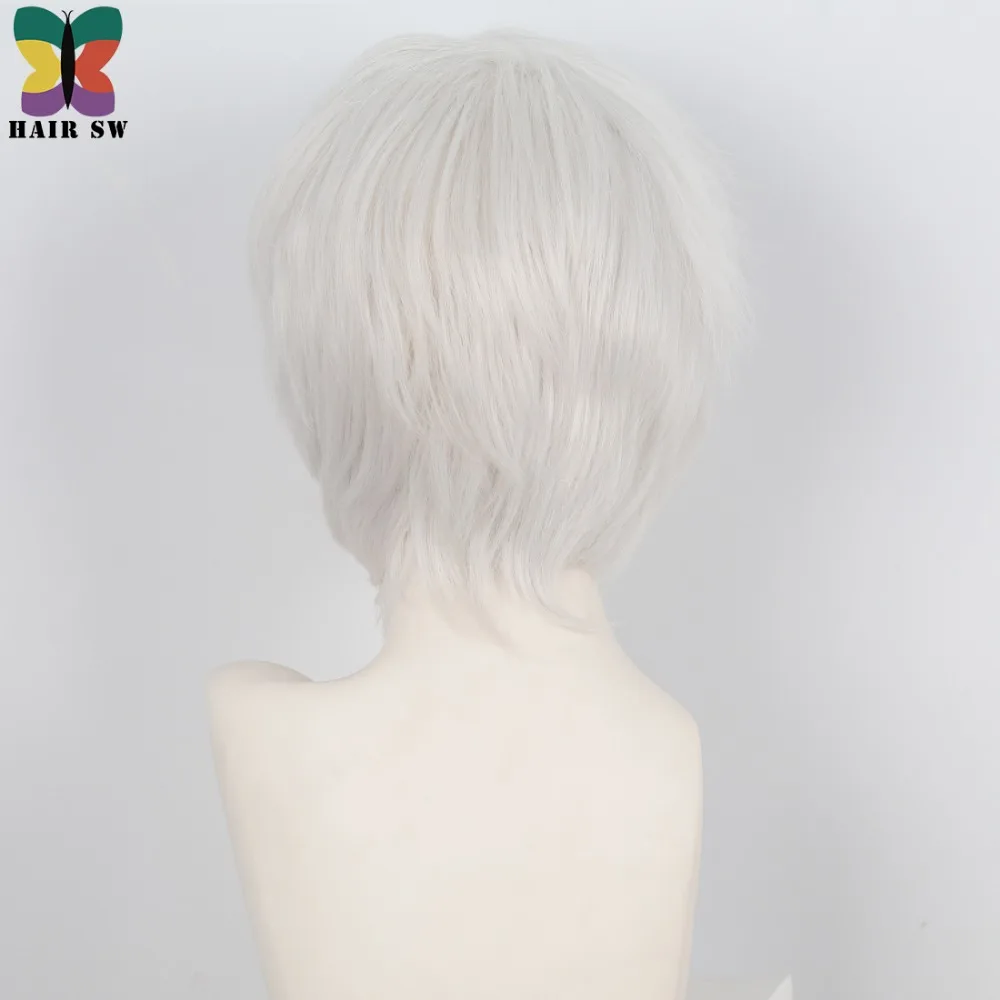 Волосы короткие прямые Боб вырезать более старый женский парик мягкие