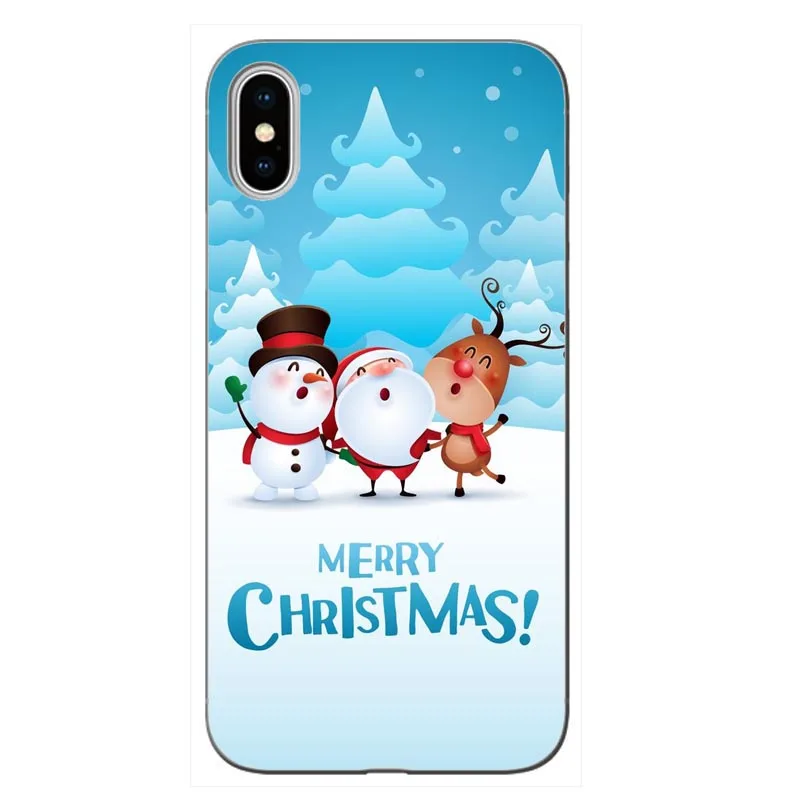 Счастливого Рождества для iPhone 7 Чехол 6 6S 8 Plus XR X 5 5S SE XS Max чехол мягкий TPU 11 11PRO MAX |