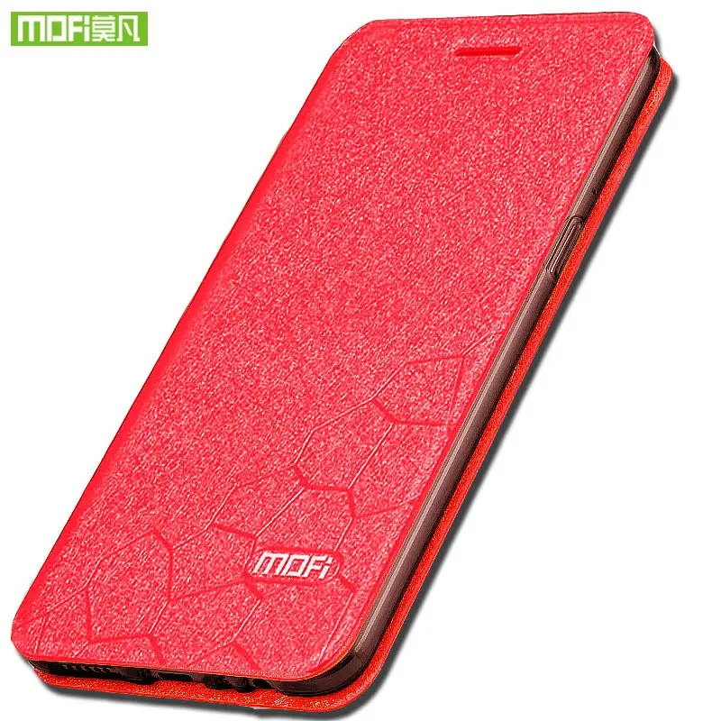 Силиконовый чехол для xiaomi redmi note 7, кожаный чехол-книжка Mofi для xiaomi redmi note 7 pro, чехол для xiaomi redmi note 7 funda 6,3 - Цвет: Red