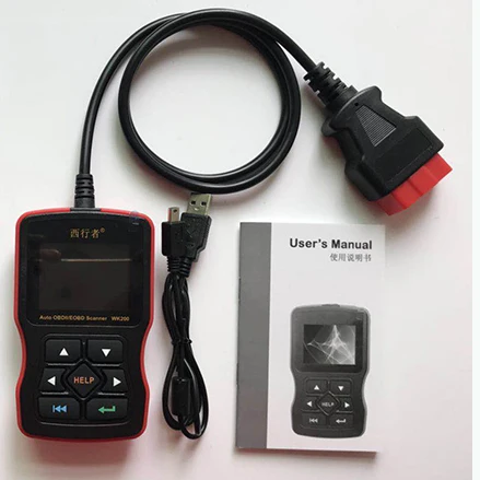Westsky WK200 автомобиля диагностический сканер OBD2/EOBD Цветной дисплей обновление с ПК
