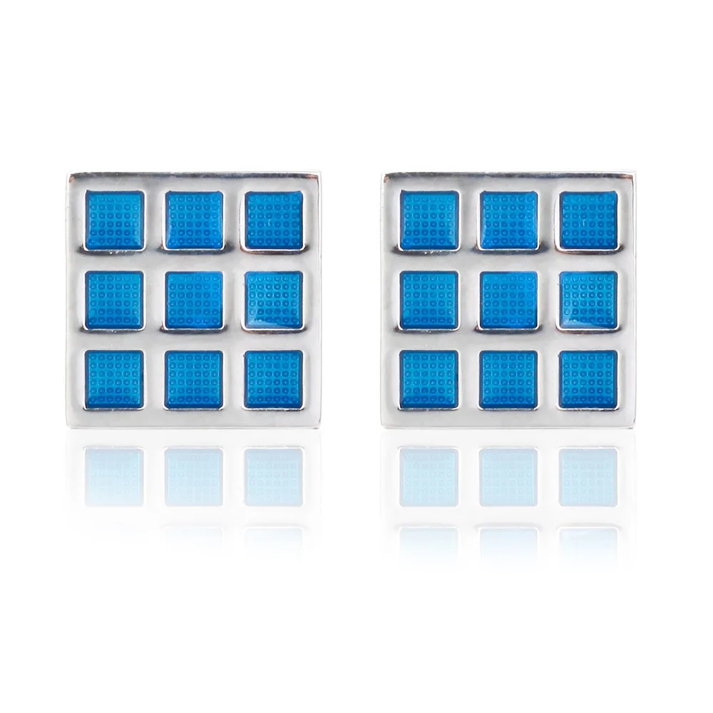 Роскошные запонки для рубашки мужчин брендовые цветные высокого качества