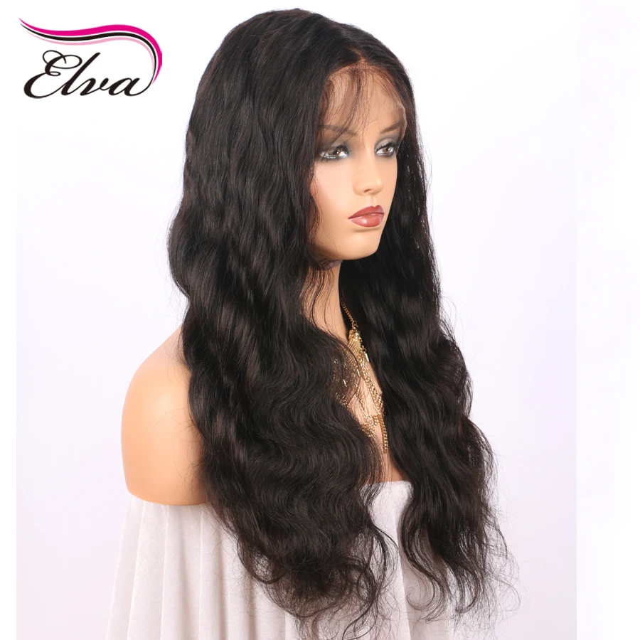 Elva Hair 150% плотность 13*6 кружевные передние человеческие волосы предвыщипанные