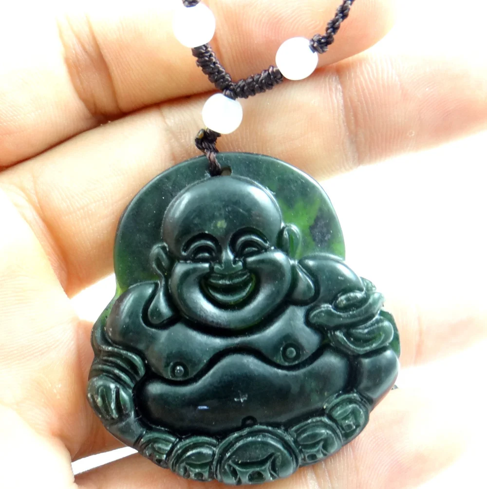 Натуральный камень кварц кристалл китайская ручная резьба статуя Будды амулет