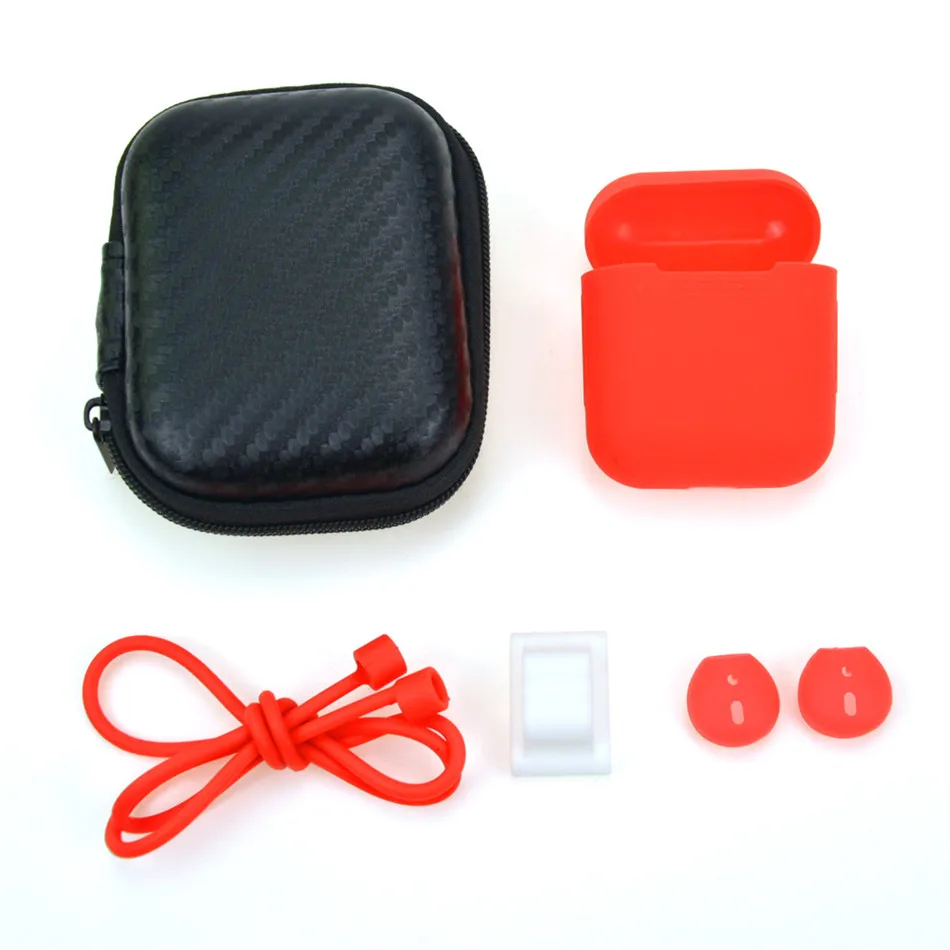 Для AirPods аксессуары 5 в 1 fit i12 i11 i9s чехол протектор для наушников Чехол и анти