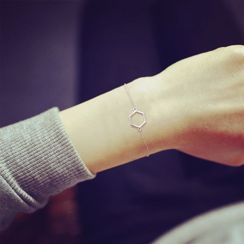 OL Стиль Мода ювелирные изделия Горячая Женская мода звено цепи браслет