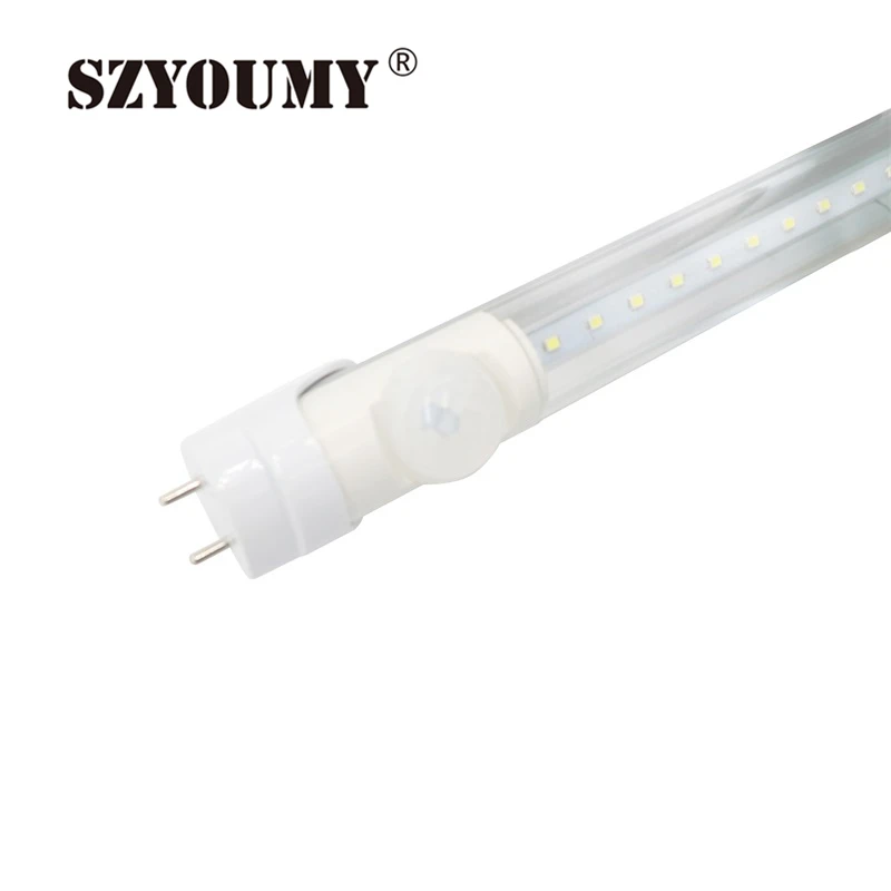 Светодиодная лампа SZYOUMY 18 Вт 1200 мм T8 4 фута SMD2835 теплый и холодный белый свет