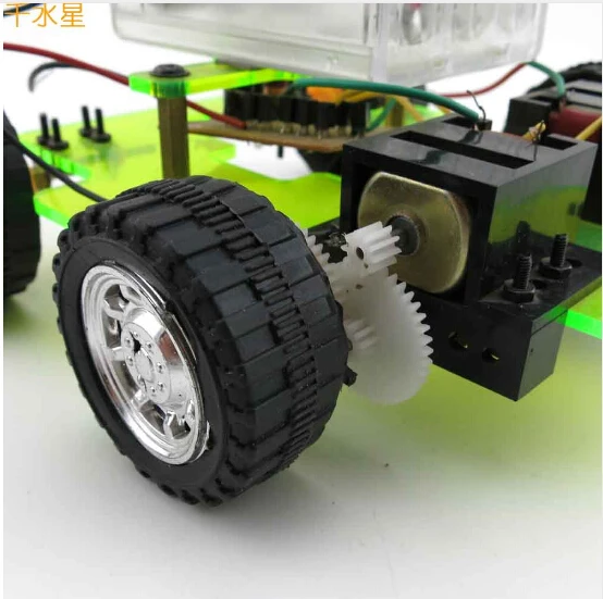 F17925 DIY двойной двигатель четыре пульта дистанционного управления автомобиль