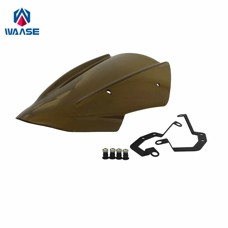 

Waase мотоцикл для Kawasaki Z650 2017 2018 2019 мотоцикл ветер экран лобовое стекло экран с кронштейном