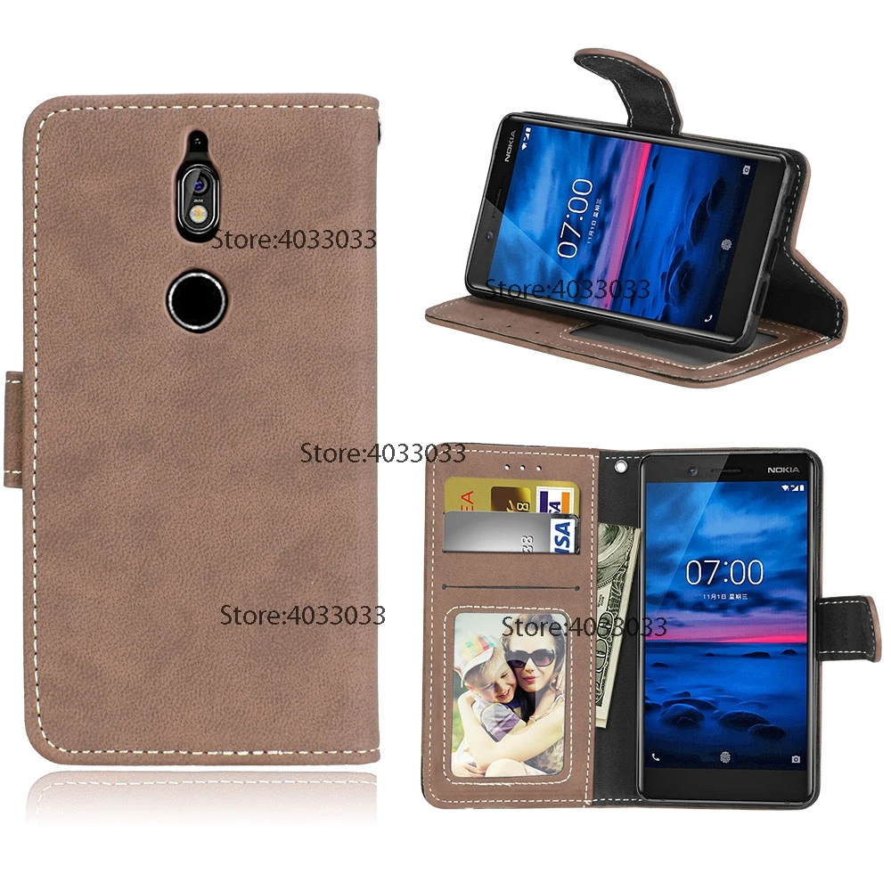 Чехол для Nokia 7 двойной TA-1041 одноцветное Цвет Милые Роскошные рисунком Флип PU