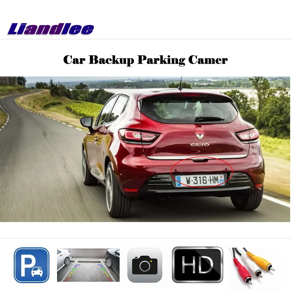 Liandlee автоматический обратный заднего Камера для Renault Clio Характеристическая