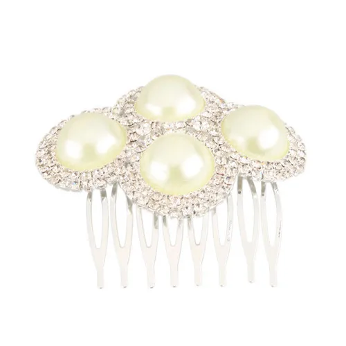 Free Shipping Elegant Pearl Rhinestone Bridal Hair Comb Pin | Красота и здоровье