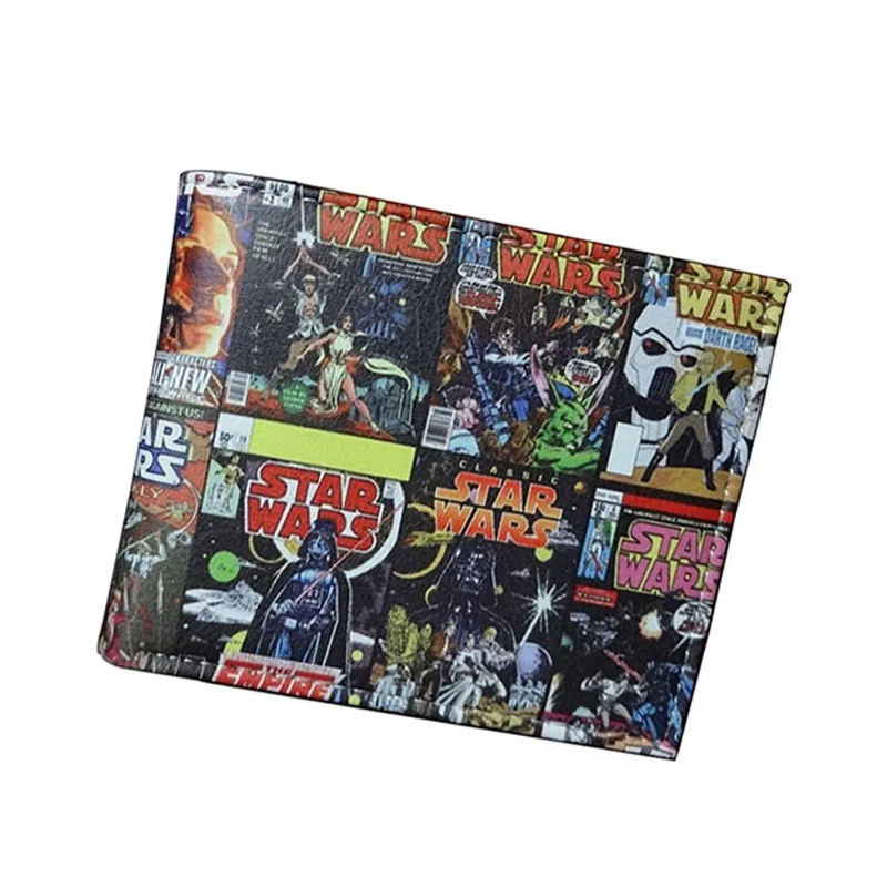 Комиксы Star Wars кошельки Высокое качество кожаный кошелек мультфильм аниме Star-войны подарок денежные мешки Для мужчин Для женщин доллар цена короткие кошельки