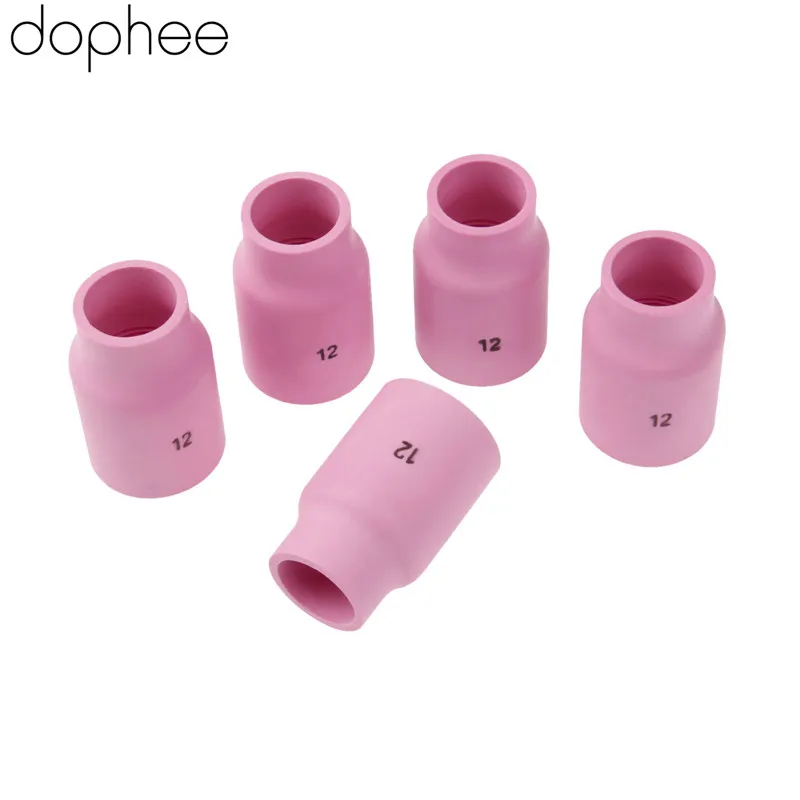Dophee 5 шт. TIG газовая линза 53N87 керамические чашки 12 # подходит для сварофонарь