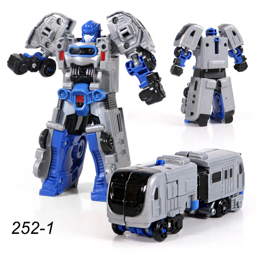 252-1 no box Новые стильные игрушки для молодых детей, корейский мультяшный деформационный робот, Tobot Brothers, аниме Tobot, квартран, игрушки для детей, деформационный автомобиль - Цвет: 252-1 no box