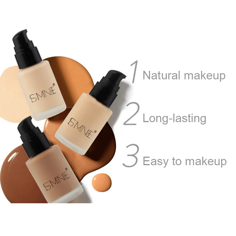 1 Pcs Foundation Face Concealer Moisturizing Waterproof Long Lasting Makeup for Women FM88 | Красота и здоровье