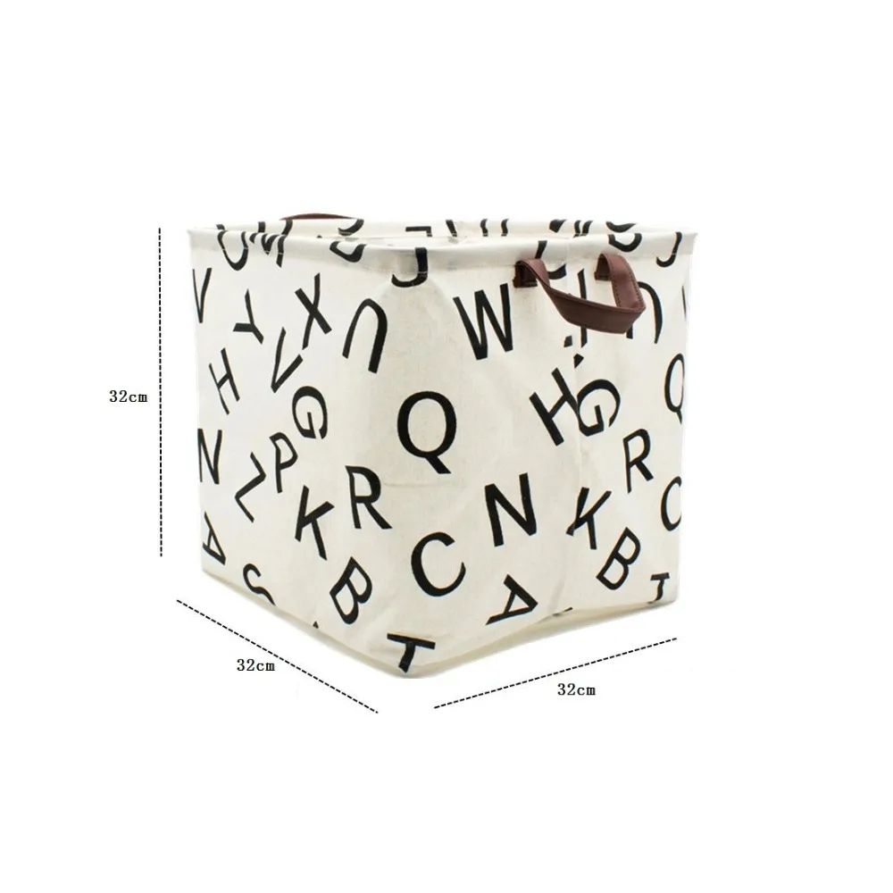 Квадратная складная коробка для хранения детских игрушек корзина офисные