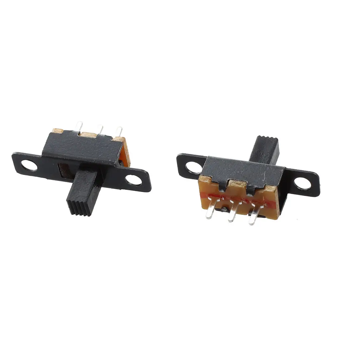 50 шт. x DC в 0.5A 2 положения 1P2T SPDT панель PCB вертикальный скользящий переключатель 3 Pin