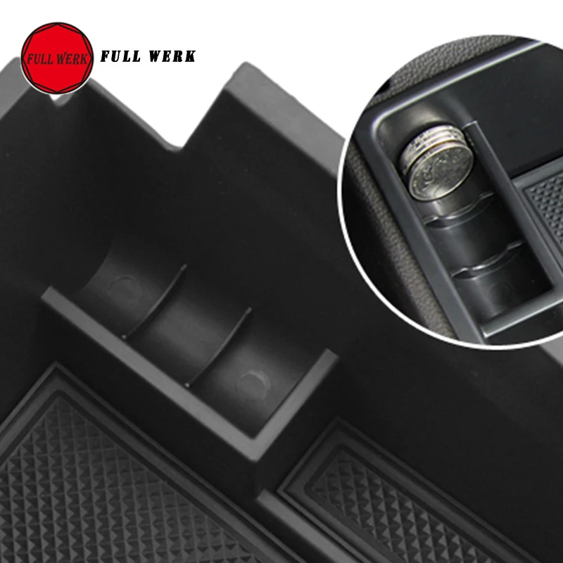 ABS ящик для хранения в подлокотнике автомобиля коробка консоль с ковриком