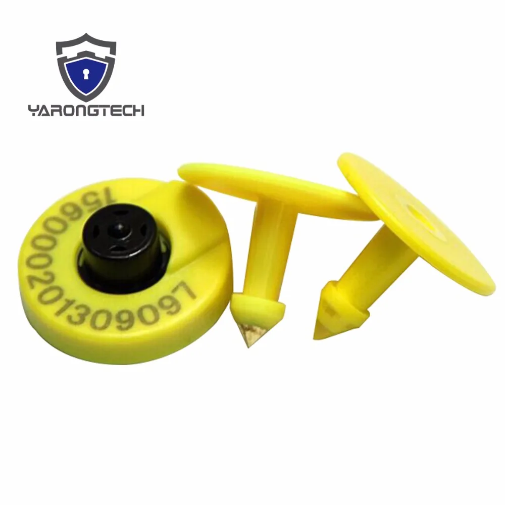 134.2khz ISO 11784/785 FDX-B rfid animal ear tag for pet cattle sheep pig management 100pcs/lot | Безопасность и защита
