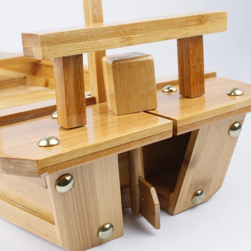 60 см с москитной сеткой Бамбука Суши Лодка бамбук Драконья лодка сашими льда