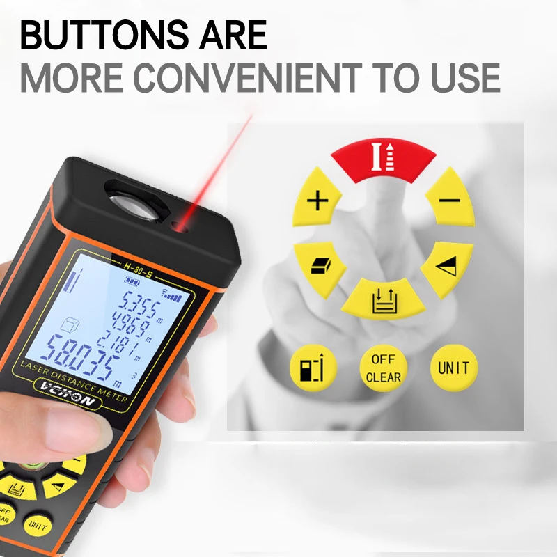 Лазерный дальномер 40 м лазерный Trena Лазерная Лента для измерения расстояния