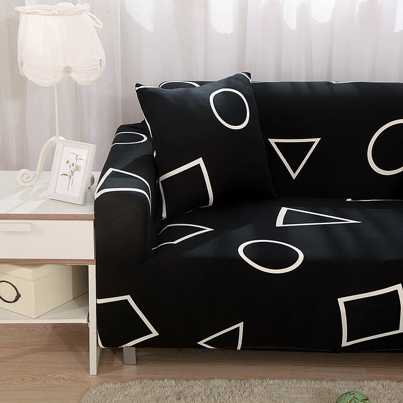 Beautiful Tropical Leaves Printing Sofa Cover All-inclusive Couch for Different Shape Armchairs Sectional |