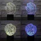 3D лампа с китайским драконом, креативный Настольный ночсветильник с изменением 7 цветов, домашний декор, китайские характеристики, светодиодный фонарь для помещений