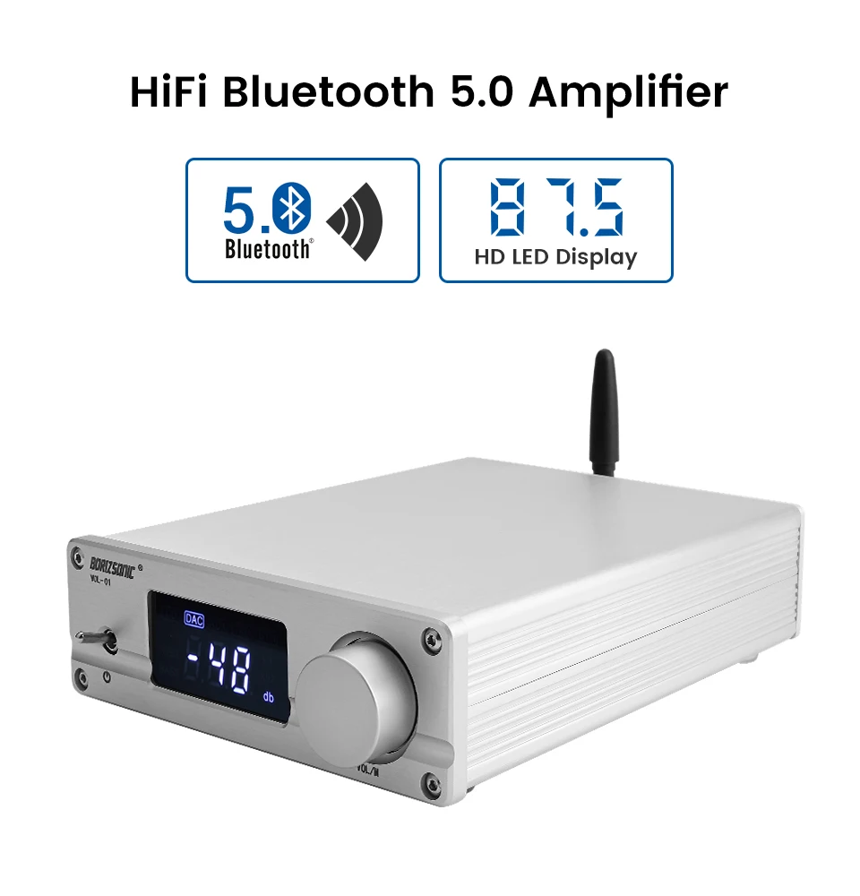 BRZHIFI HIFI NJW1194 Bluetooth 5,0 APTX приемник дистанционного предусилителя 5 способ без потерь передача предусилителя с высокими басами светодиодный дисплей